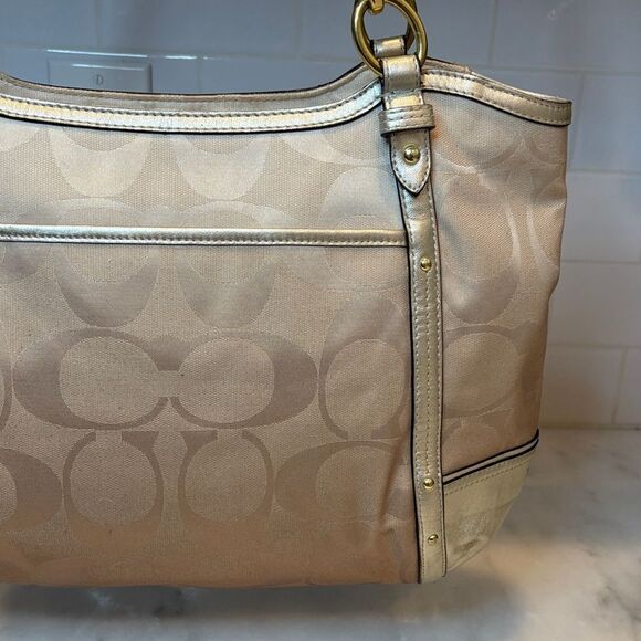 Coach Alexandra Chain Ombre Tote Bag - Picture 6 of 16